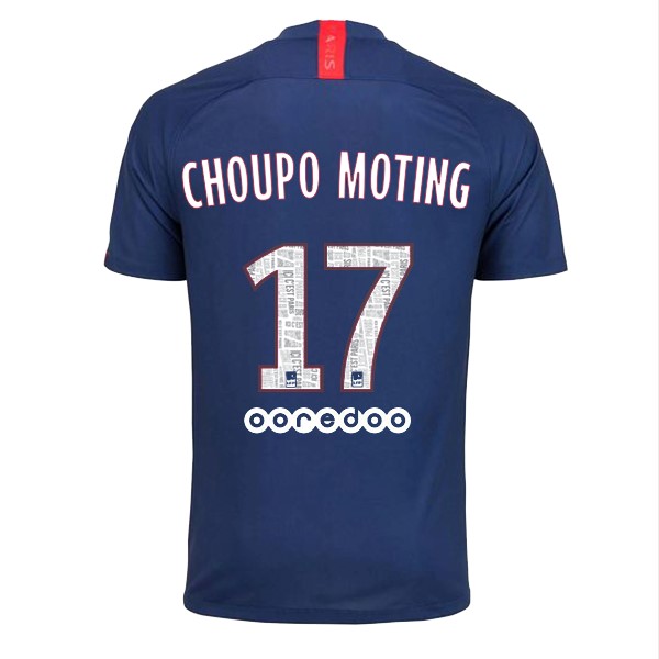 Camiseta Paris Saint Germain NO.17 Choupo Moting 1ª 2019-2020 Azul